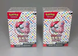 Pokemon Scarlet & Violet 151 Booster Bundle Boxes Factory Sealed New Lot of 2 - Image 1