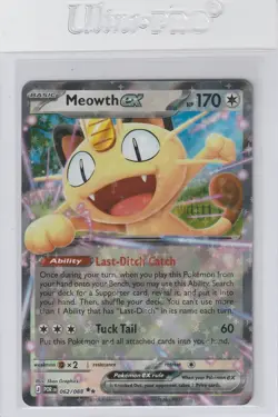 Pokemon TCG: Perfect Order ~ Meowth ex (062/088) Double Rare - Image 1