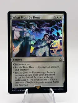What Must Be Done 0011 Foil Universes Beyond: Assassin's Creed ACR MTG NM - Image 1