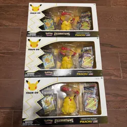 Pokemon Celebrations Figure Collection Pikachu VMAX Box Factory Sealed ETB - Image 1