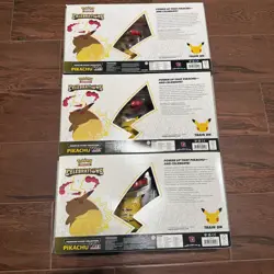 Pokemon Celebrations Figure Collection Pikachu VMAX Box Factory Sealed ETB - Image 3