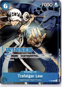 Trafalgar Law Winner One Piece P-009 NM - Image 1