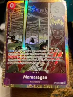 Mamaragan OP15-078 SR Adventure on Kami's Island One Piece TCG Eng NM - Image 1