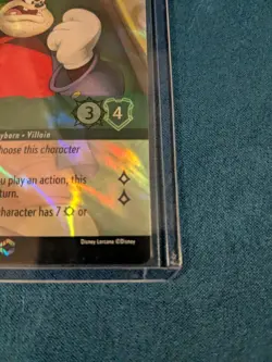 Disney Lorcana Pete Bad Guy 209/204 EN 2 ENCHANTED Rare Foil - Image 3