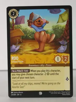 Roo - Littlest Pirate - Azurite Sea - 23/204 - Lorcana singles - reg - Image 1