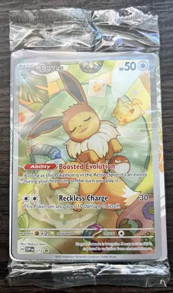 Eevee 173 Pokemon TCG Scarlet & Violet Promo Cards Holo SEALED MINT NM - Image 1