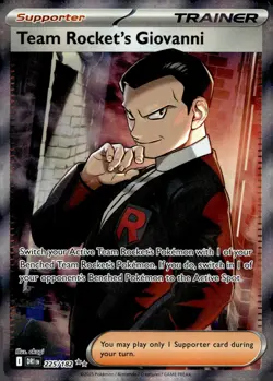 Team Rocket's Giovanni #225/182 SV10: Destined Rivals NM - Pokemon Card - Image 1