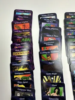 INWO Illuminati New World Order 118 Card Lot Mixed Set CCG Rares Groups Plots - Image 4