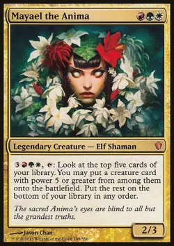 Mayael the Anima - Non-Foil - Commander 2013 - 199 | MTG Card - Image 3
