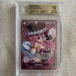 BGS 10 Perona SP EB-03 Heroine English One Piece Trading Card Game - Image 1