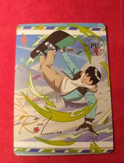 Rock Lee PU Naruto Kayou English NRSA02-PU-007L4 Card - Image 1