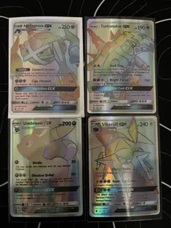 Pokemon GX, V, EX, Trainer Card Lot - Mew, Umbreon, Tapu Lele - Foil, Full Art - Image 2
