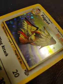 Pokemon TCG Pidgeot Jungle Holo Card 8/64 Unlimited Rare - Image 3