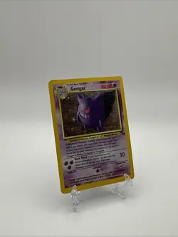 Pokemon Gengar Fossil HOLO Rare 5/62 80 HP English Card 1999 - Image 3