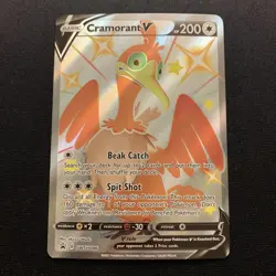 Cramorant V SWSH086 M/NM -Ultra Rare Pokemon Card- Black Star Promo (5) - Image 1