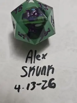 Magic the gathering TMNT Donatello D20 SPINDOWN dice. Number 1,529/1,599 - Image 2