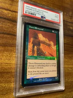 MTG✨THORN ELEMENTAL FOIL✨Urza’s Destiny PSA 9 MINT RARE Creature rk Post POP 2 ! - Image 3