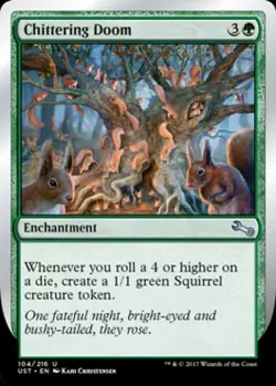 Chittering Doom - Near Mint MTG Unstable - Image 1