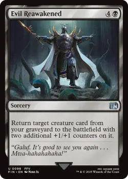 NM Foil Evil Reawakened, MTG, Final Fantasy, Magic the Gathering, 98 - Image 1