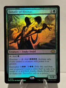 Fanatic of Rhonas 152 R Modern Horizons 3 FOIL NM MTG - Image 1