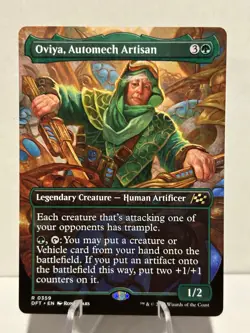 Oviya, Automech Artisan (Borderless) 359 R Aetherdrift NM MTG - Image 1