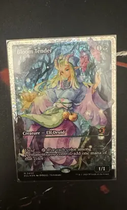 Bloom Tender (0400) (Showcase) (Fracture Foil) Lorwyn Eclipsed Foil MINT - Image 1