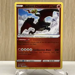 Radiant Charizard 020/159 Radiant Rare Crown Zenith Pokemon Holo Near Mint - Image 1