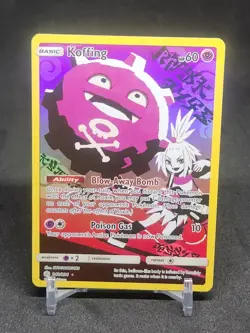 Pokemon Koffing SM - Cosmic Eclipse #243/236 Full Art Secret Rare - Image 1