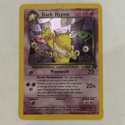 Pokemon Dark Hypno 9/82 Holo Rare Team Rocket Unlimited - Image 1