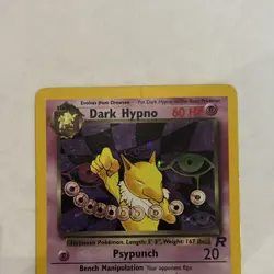 Pokemon Dark Hypno 9/82 Holo Rare Team Rocket Unlimited - Image 2