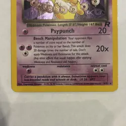 Pokemon Dark Hypno 9/82 Holo Rare Team Rocket Unlimited - Image 3