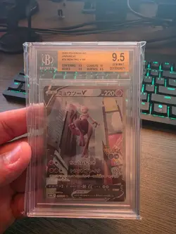 Mewtwo V #74 SR Japanese s10B Pokemon GO Alternate Art BGS 9.5 Gem Mint - Image 1