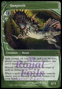 Quagnoth 1x FOIL FUT MTG Future Sight Rare MINT green - Image 1
