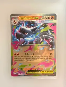 Mega Charizard X ex 013/094 Phantasmal Flames Double rare Holo Pokemon NM - Image 1