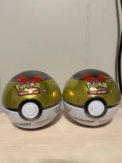 X2 Level Ball Pokeball Tin J21 | Sword & Shield 2022 | Pokemon TCG | Sealed - Image 1