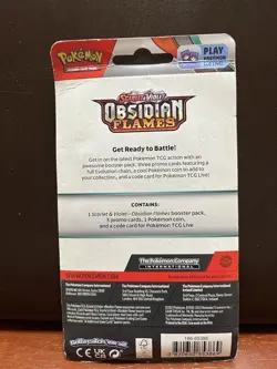 Pokemon Sword & Shield Scarlet & Violet Obsidian Flames Booster Pack - Image 2