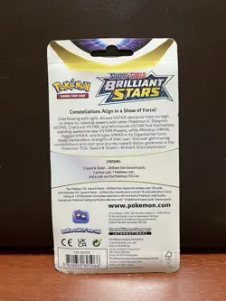Pokemon Sword & Shield Brilliant Stars Booster Pack - Image 2