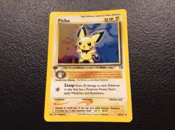 Pokemon Pichu 1st Edition Holo Rare Neo Genesis 12/111 WOTC Vintage 2000 - Image 1