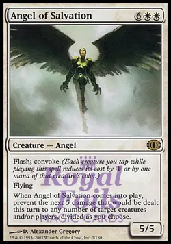 Angel of Salvation 1x FOIL FUT MTG Future Sight Rare NM+ white - Image 1