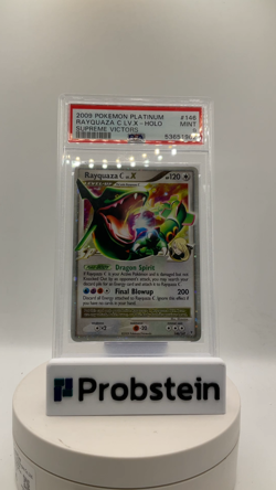 Pokemon TCG Rayquaza C LV.X Supreme Victors Holo Ultra Rare #146 PSA 9 MINT - Image 2