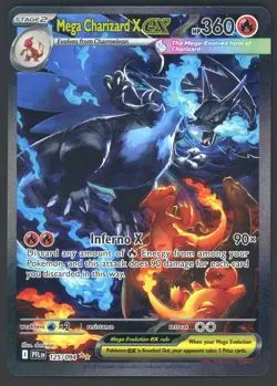 Pokemon TCG Phantasmal Flames Mega Charizard X ex 125/094 NEAR MINT NM SIR Holo - Image 1