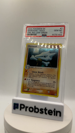 2004 Pokemon EX Fire Red Leaf Green #7 Marowak Holo PSA 10 GEM MINT - Image 2