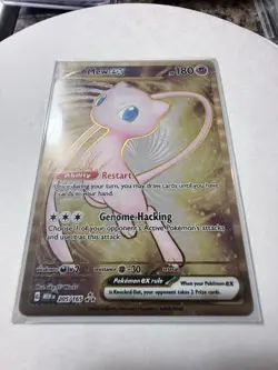 The Pokemon Company Metal Mew EX Full Art Hyper Rare Holo 205/165 English 180 HP - Image 1
