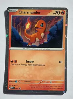 Pokemon - Charmander - Scarlet & Violet Promo 047 - Holo Rare - LP - Image 1
