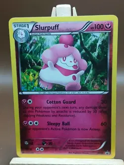 HP Slurpuff XY15 Cosmos Holo Galaxy Swirl Fairy Pokemon Promo XY - Image 1