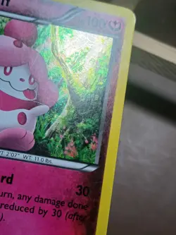 HP Slurpuff XY15 Cosmos Holo Galaxy Swirl Fairy Pokemon Promo XY - Image 5