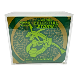 2018 Pokemon TCG Sun & Moon Clestial Storm Elite Trainer Box SEALED w/Acrylic - Image 1