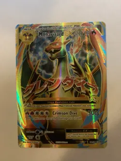 Pokemon M Charizard EX Ultra Rare Holo 13/108 Evolutions 220 HP 300 Attack - Image 1