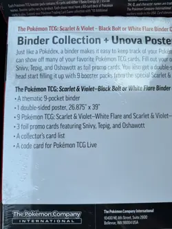 Sam’s Club Pokemon Black Bolt and White Flare Binder And Poster Bundles Lot Of 2 - Image 4