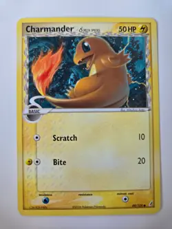 Pokemon Charmander Delta Species EX Crystal Guardians 49/100 - Image 1
